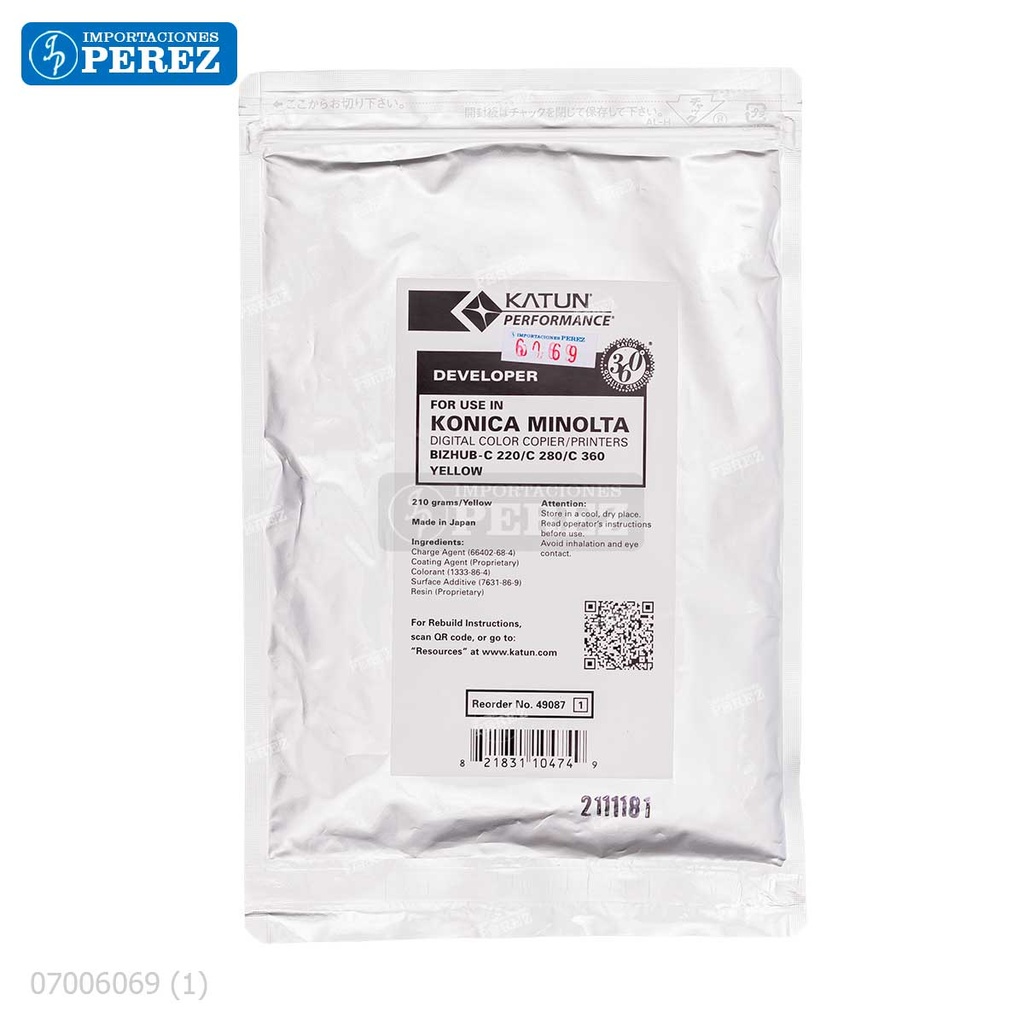 Revelador Yellow 210g [Katun Performance]