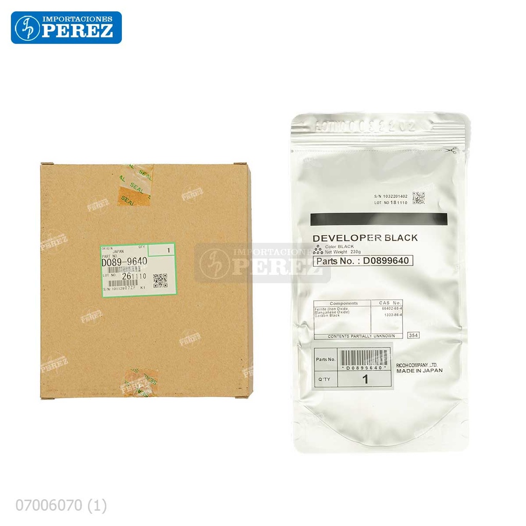 Revelador [Ricoh - Original] Negro (-) 