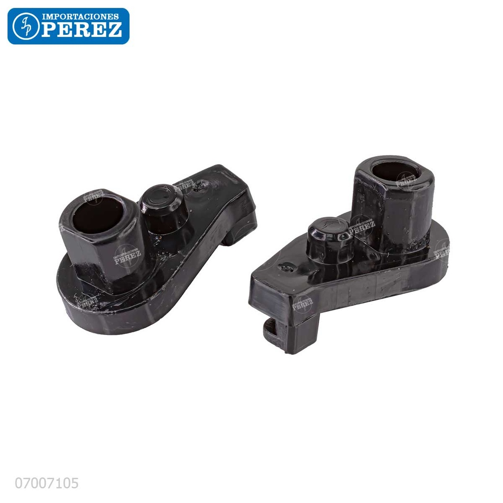 Bocina [Dki] (Kit x02) Negro (Rodillo Registro) 