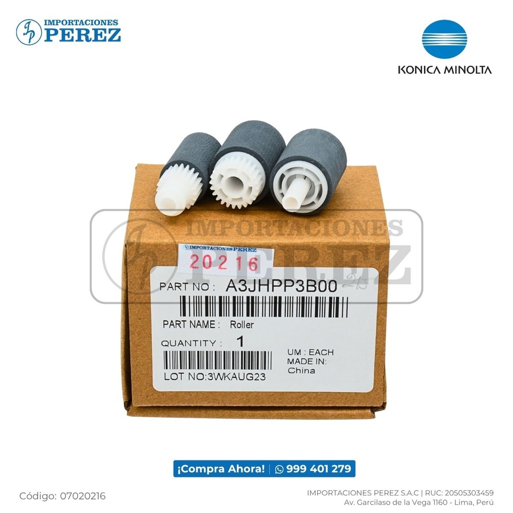 Rueda [Konica Minolta - Original] (Adf Pickup Roller) 