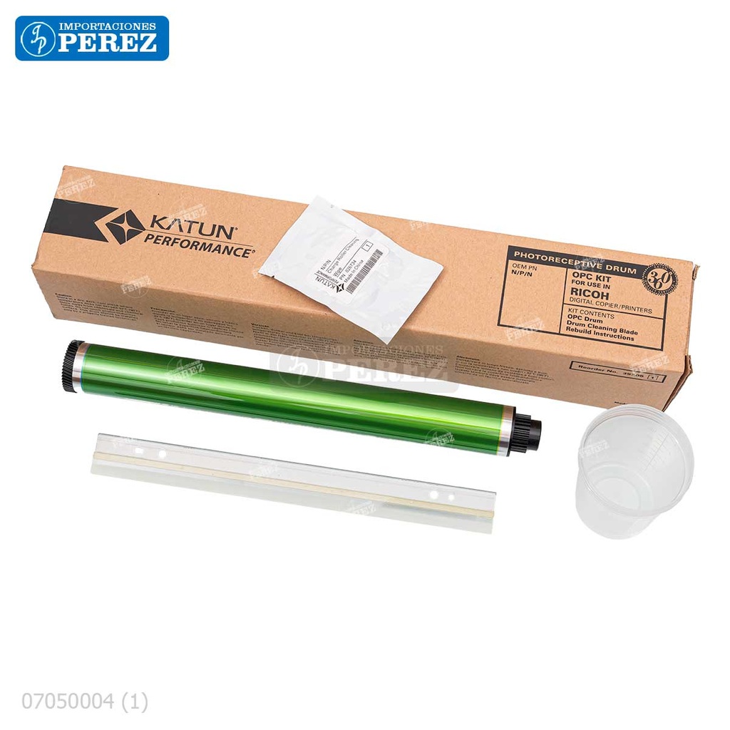 Kit Imagen Kitx05 Contiene: 01 Cilindro + 01 Cuchilla Limpieza + 01 Paño Limpieza del Rodillo Carga + 01 Taza Medidora + 01 Manual Instructivo [Katun Perfomance]