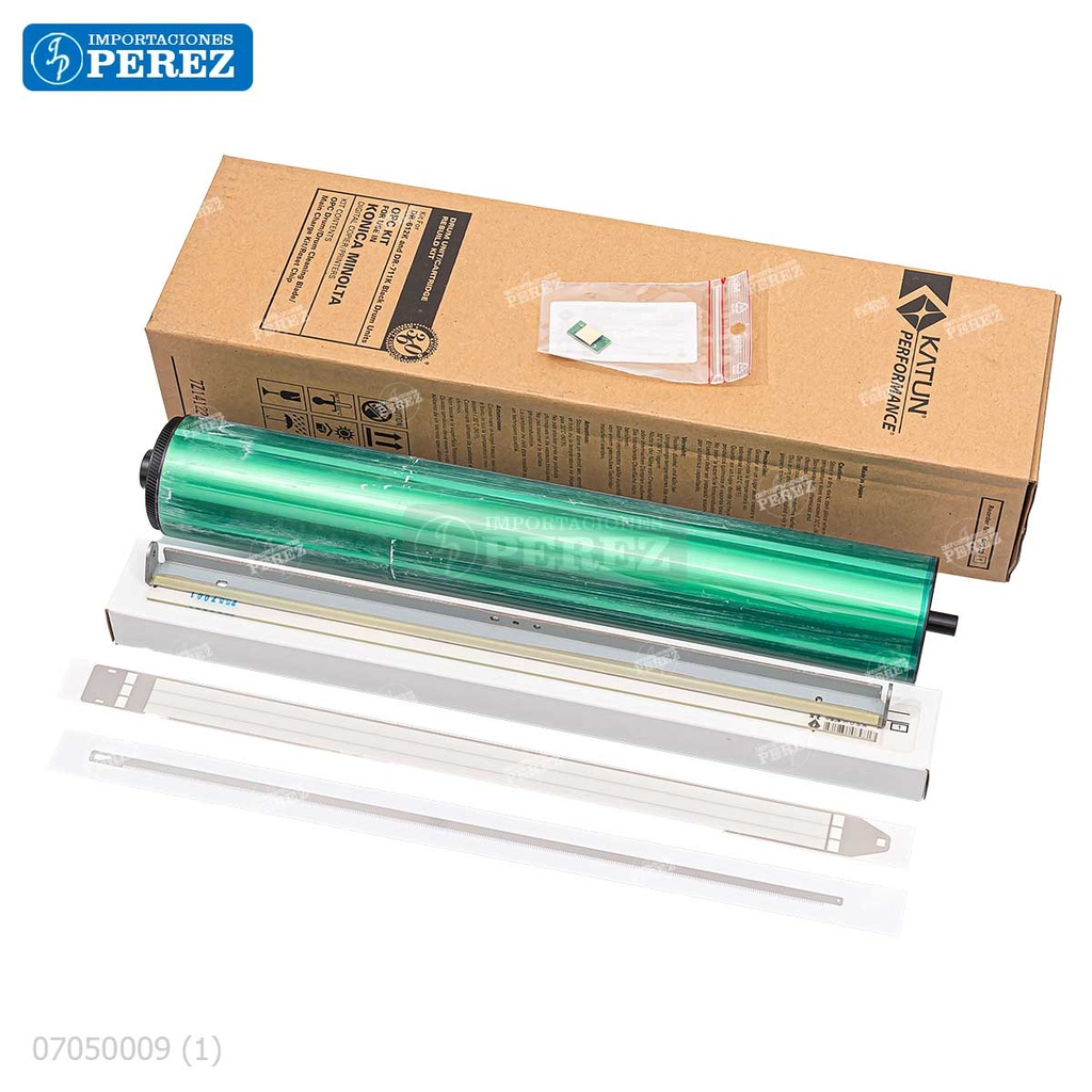 Kit Imagen Black Kitx04 Contiene: 01 Cilindro + 01 Cuchilla Limpieza + 01 Grilla Carga + 01 Chip Cilindro [Katun Perfomance]