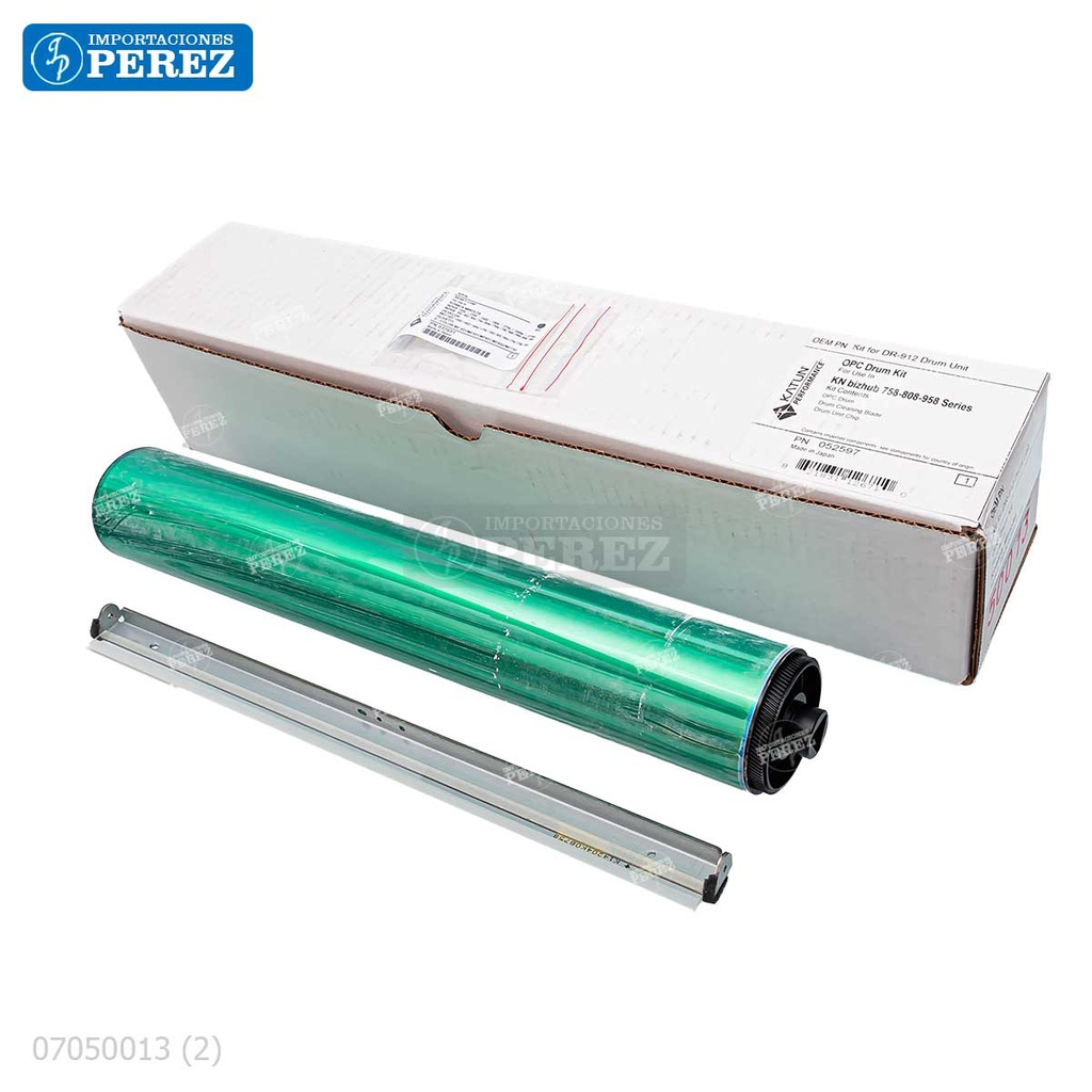 Kit Imagen DR912 Kitx03 Contiene: 01 Cilindro + 01 Cuchilla Limpieza + 01 Chip [Katun Perfomance]