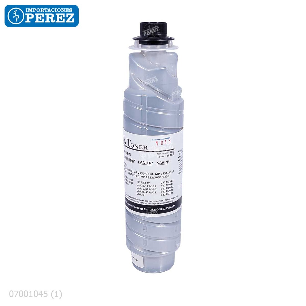 Toner Cartucho Ricoh [Intercopy] Type 2120 360g 