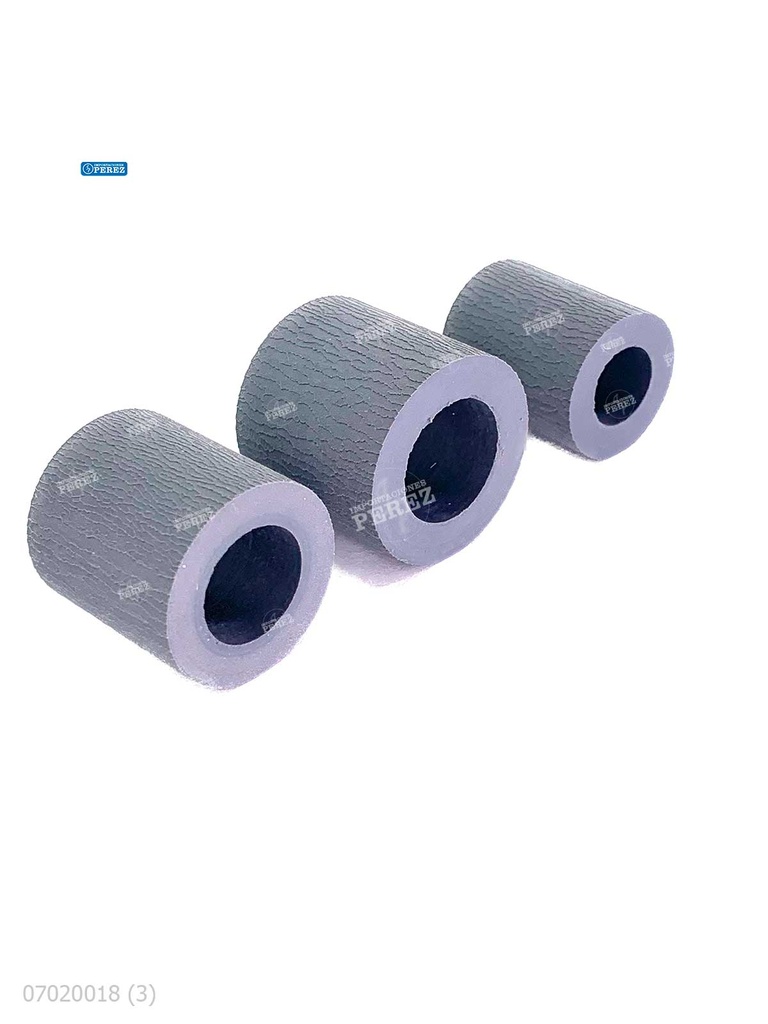 Rueda [Dki] (Kit x03 - Solo Jebe Negro) (Bandeja - Pickup/Separation/Feed Roller)