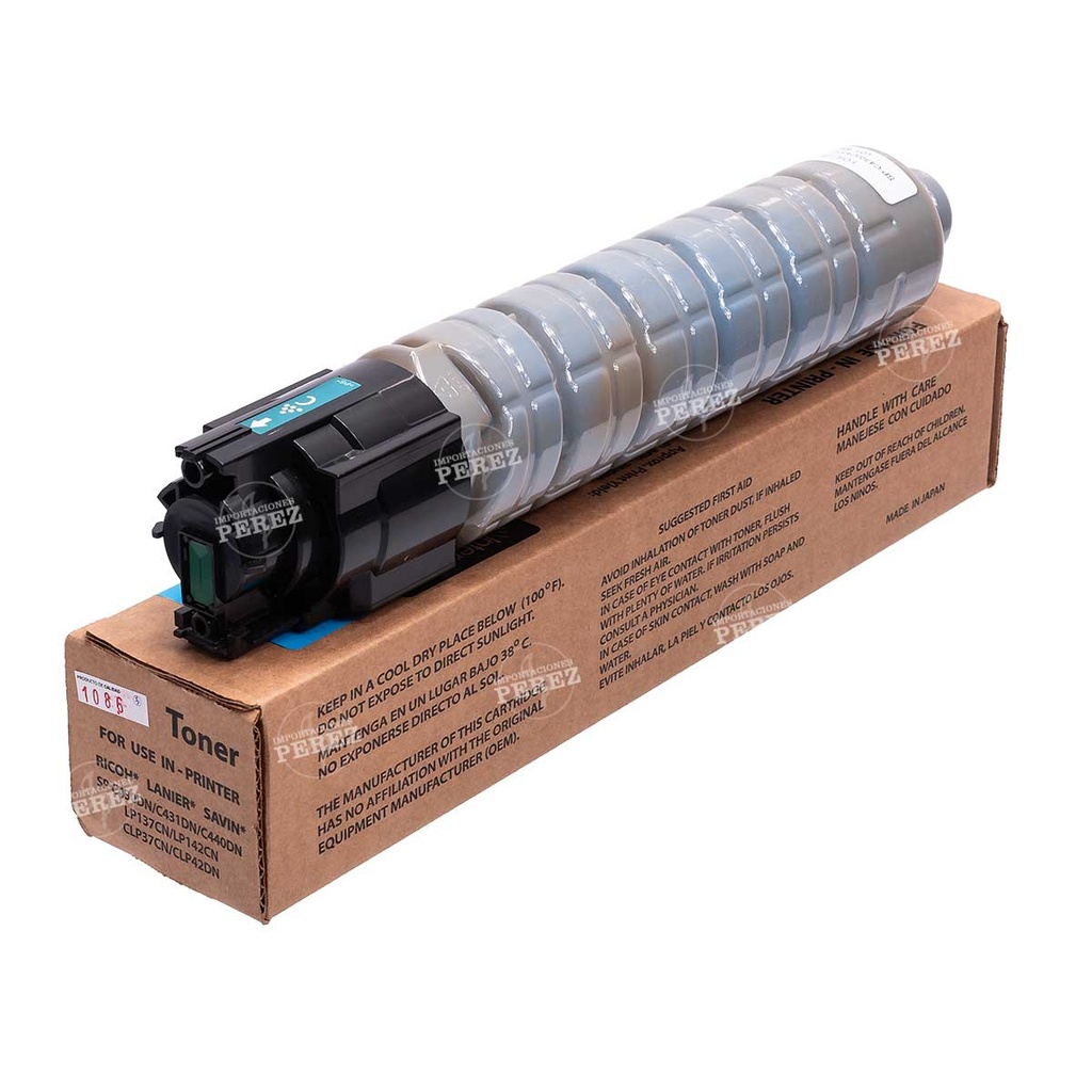 Toner Cartucho Cyan Ricoh [Intercopy] SP-C430A (360g)