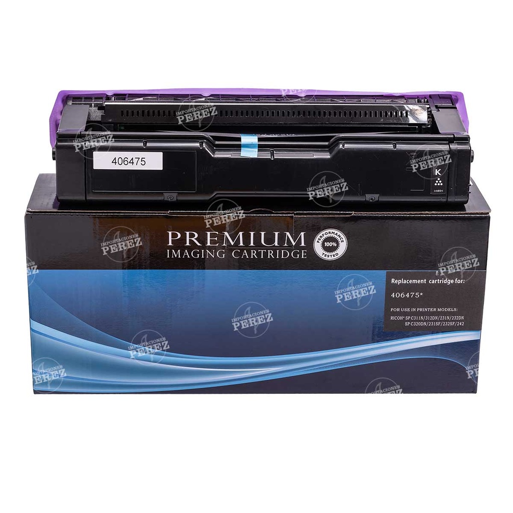 Toner Cartucho Black Ricoh [Intercopy] SP-C310HA 