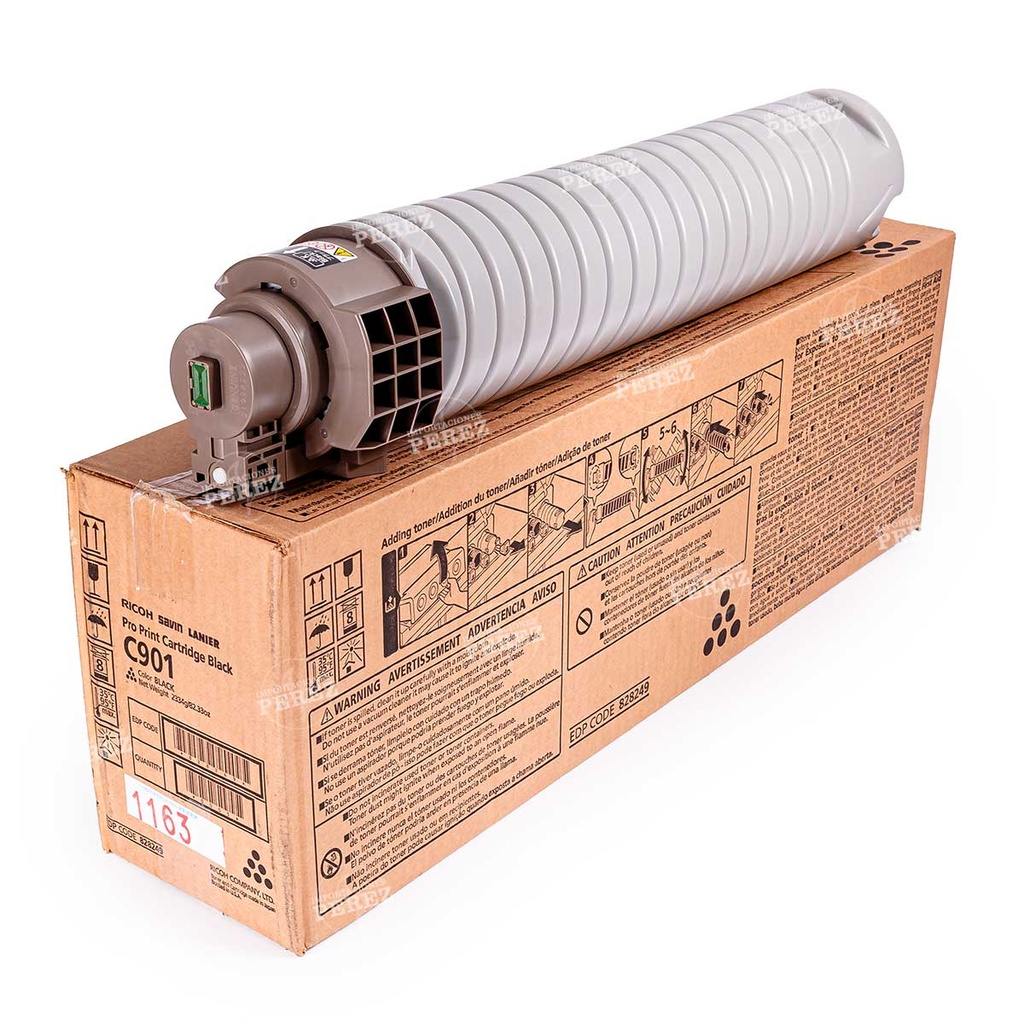 Toner Cartucho Black Ricoh [Original] Type C901 2334g 