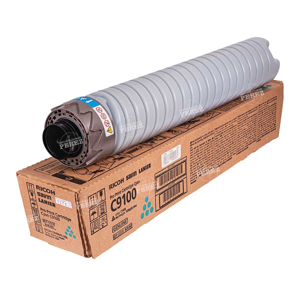 Toner Cartucho Cyan Ricoh [Original]  110/220v Type C9100 1508g 