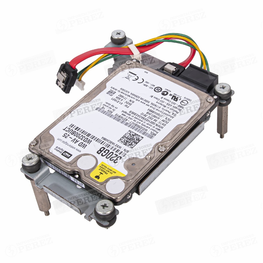 Disco Duro Completo 320Gb (c/base + cable Poder + Cable Sata) - SEMI-NUEVO [Original - Konica Minolta]