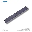 Tapa Negra Delgado Lateral Derecho Bandeja N° 03 (Gran Capacidad) y N° 03/04 PC110/PC210/PC215/PC410 - SEMI-NUEVO [Original - Konica Minolta]