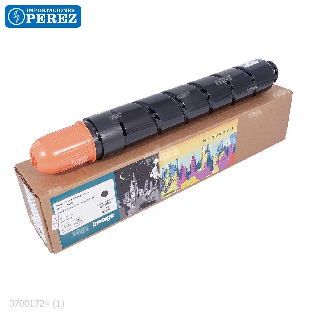Toner Cartucho Black Canon [Image] GPR31K 750g 