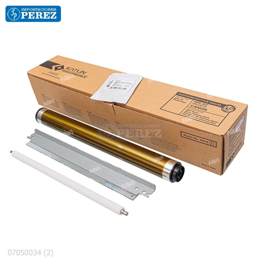 Kit Imagen Kitx04 CEXV37/GPR39 Contiene: 01 Cilindro + 01 Cuchilla Limpieza + 01 Rodillo Limpieza del Rodillo Carga + 01 Paño Limpieza [Katun Perfomance]