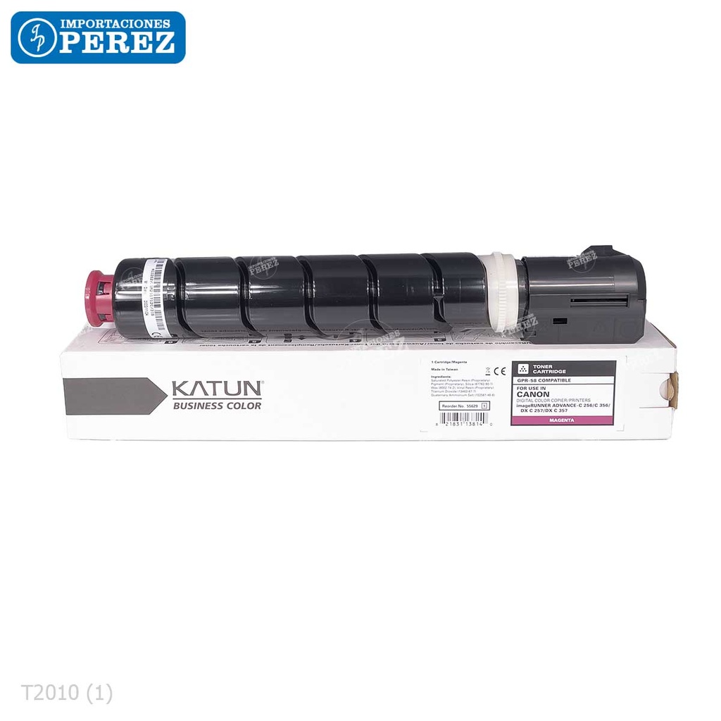 Toner Cartucho Magenta Canon [Katun Business Color] GPR58 227g 