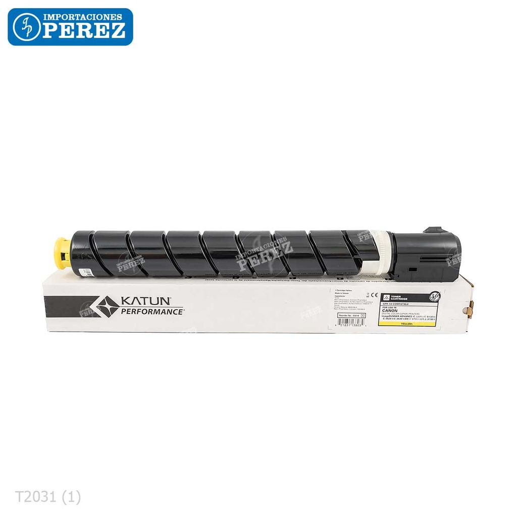 Toner Cartucho Yellow Canon [Katun Performance] GPR53 463g 