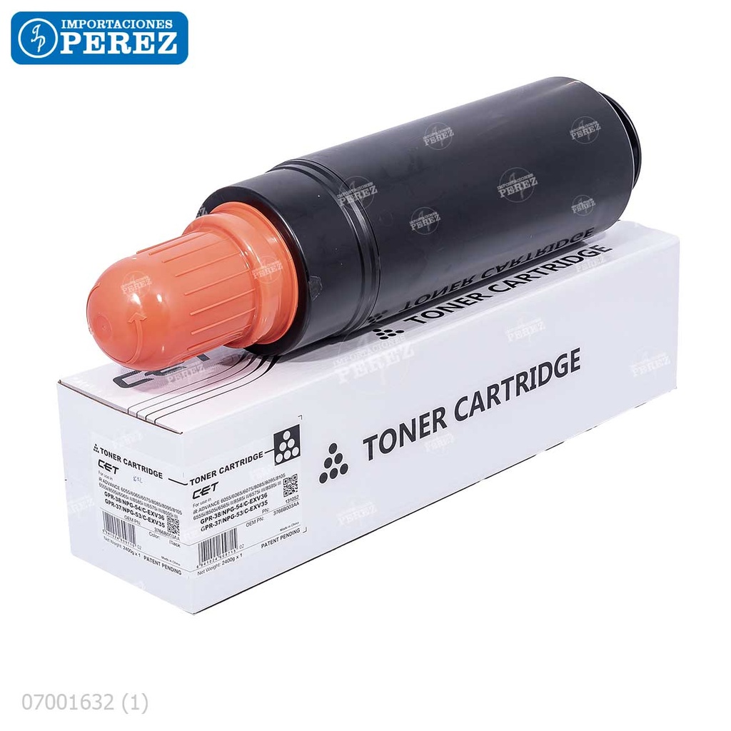 Toner Cartucho Canon GPR37/GPR38/NPG53/NPG54/CEXV35/CEXV36 2400g [Cet]