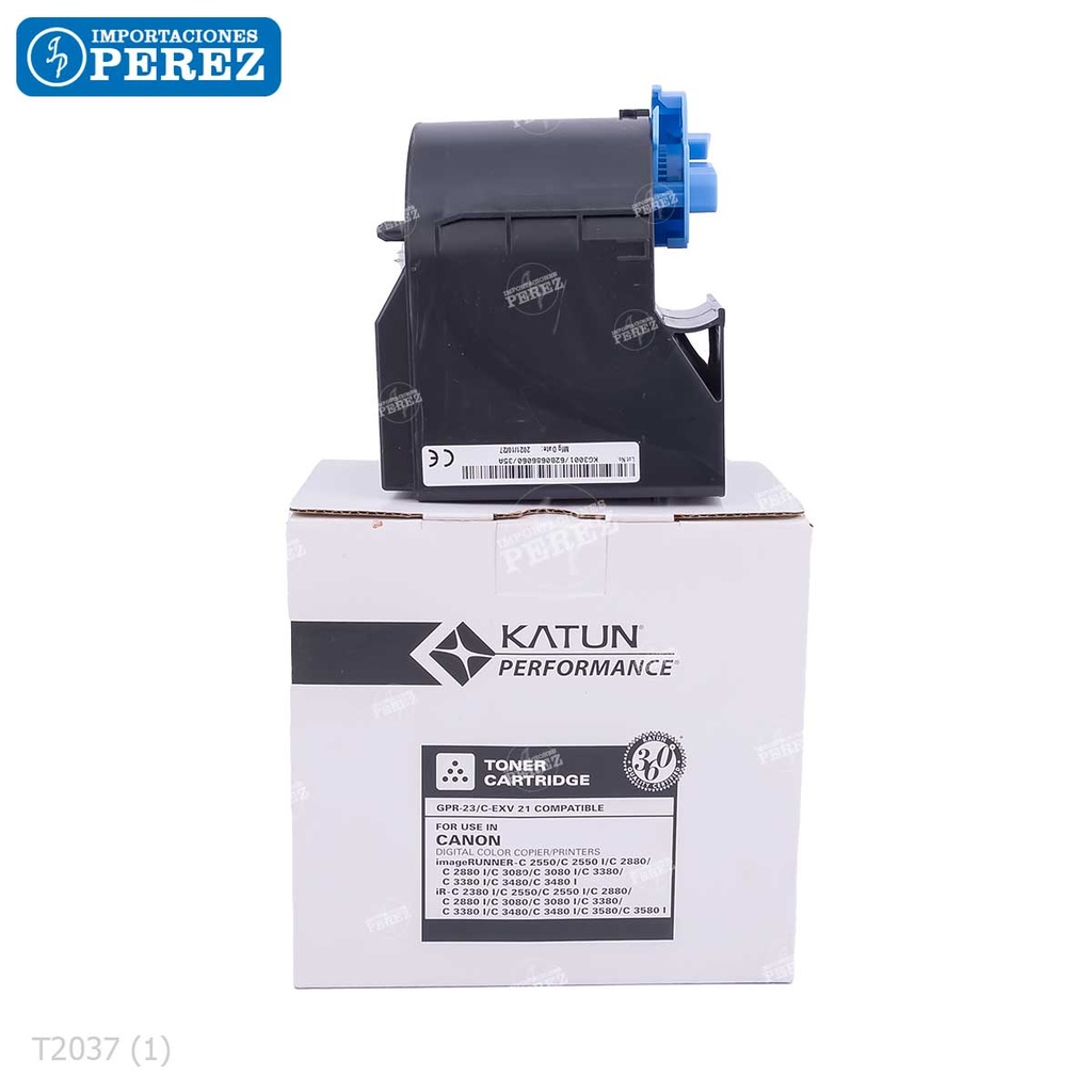 Toner Cartucho Black Canon [Katun Performance] GPR23 575g 