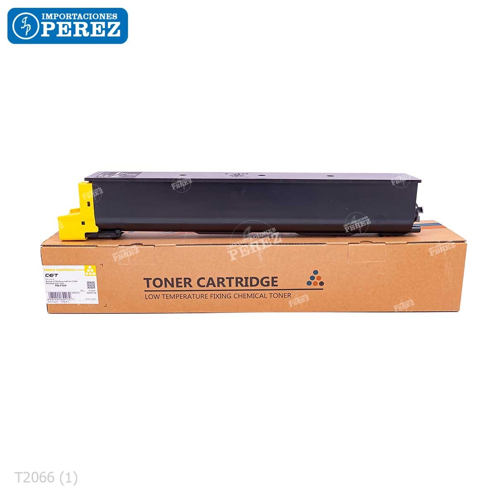 Toner Cartucho Yellow Konica Minolta [Cet] 110/220v TN715Y 771g 