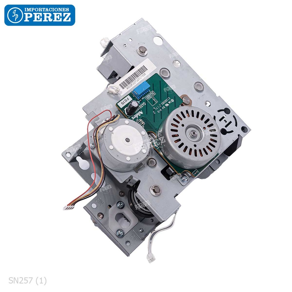 Bloque Piñones Acople Fusor Completo c/Motor (FUSING DRIVE ASSY) - SEMI-NUEVO [Original - Konica Minolta]