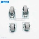 Garrucha/Llanta Industrial Plataforma Giratoria (Kitx04) [Original]