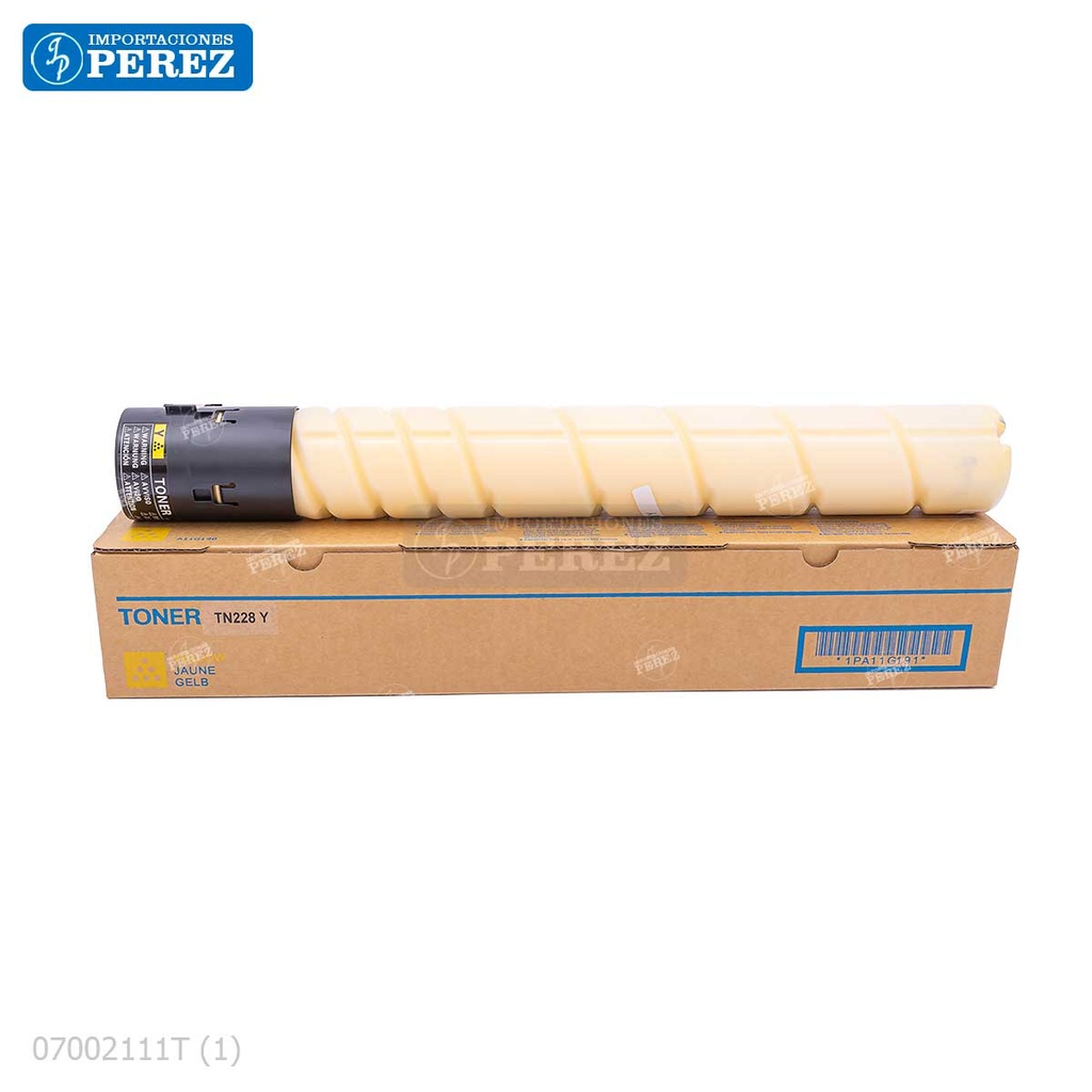 Toner Cartucho Yellow Konica Minolta [Dki] TN228Y 220V 498g 