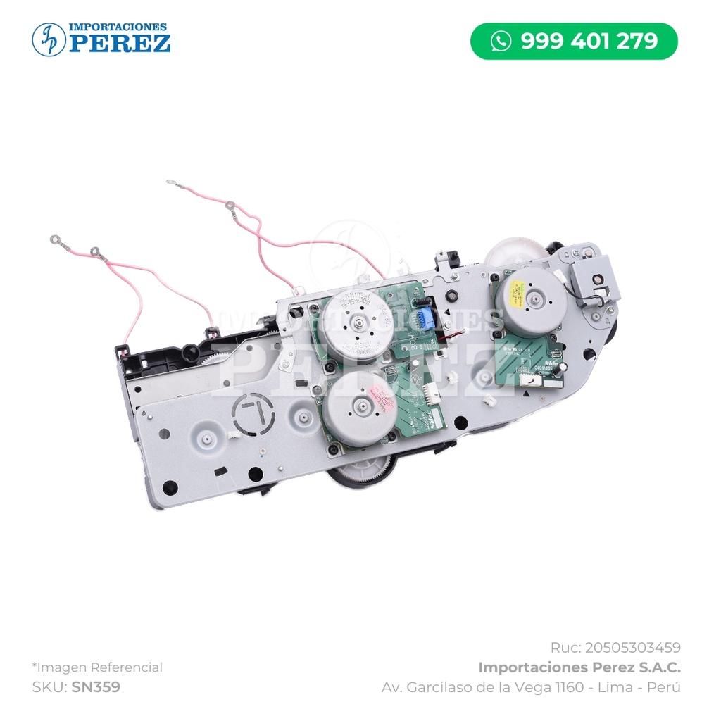 Bloque Alimentación (Caja Negra / ***STICKER AMARILLO*** ) Unidad Imagen (Main Drive Assy) - SEMI-NUEVO [Original - Konica Minolta]