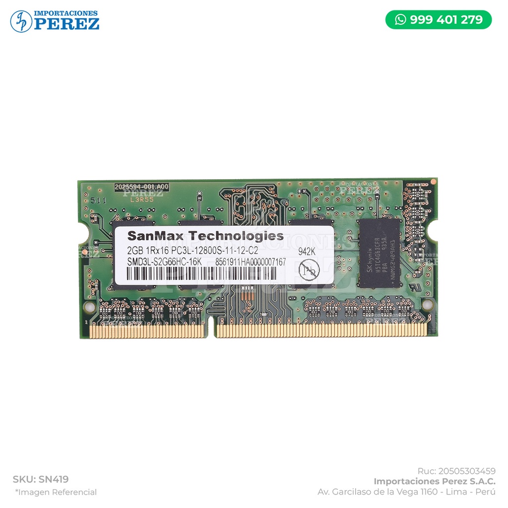 Memoria DIMM (MEMORY MODULES MEMB/1) de Tarjeta IR PWB-MFP - SEMI-NUEVO [Original - Konica Minolta]