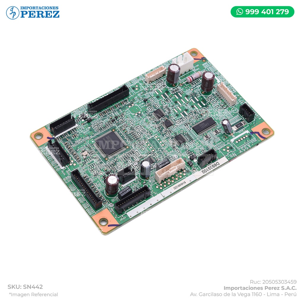 Tarjeta Controladora PB3160 Bandeja N° 03/04 (PCB:MAIN CONTROLLER:ASSY) - SEMI-NUEVO [Original - Ricoh]