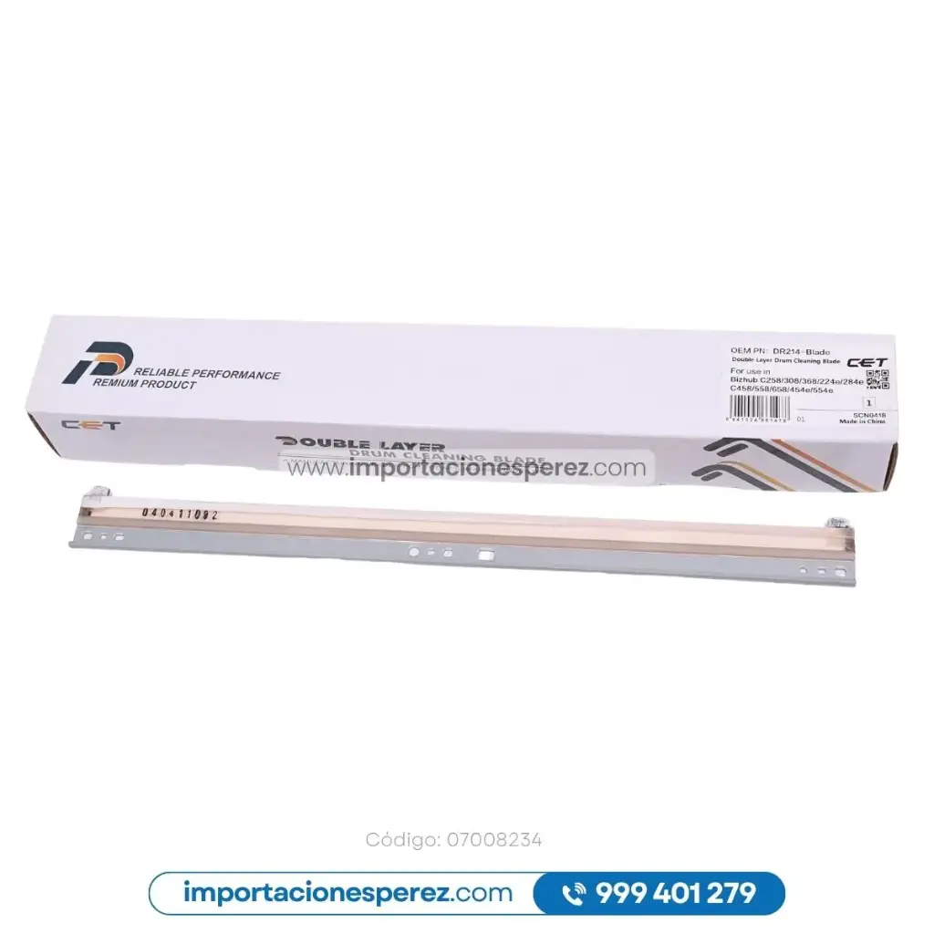 Cuchilla Limpieza Cilindro (Doble Capa) [Cet]