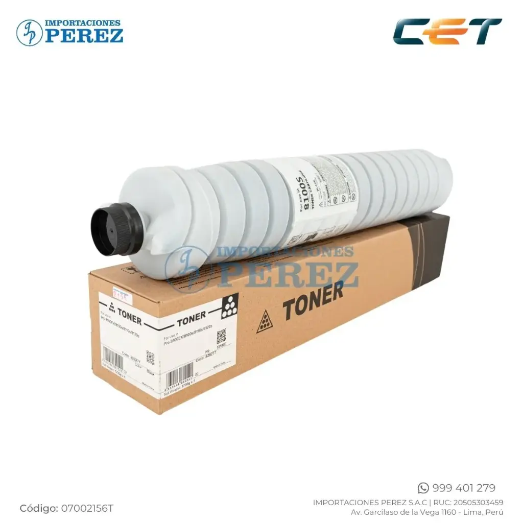 Toner Cartucho Ricoh Type 8100 [Cet]