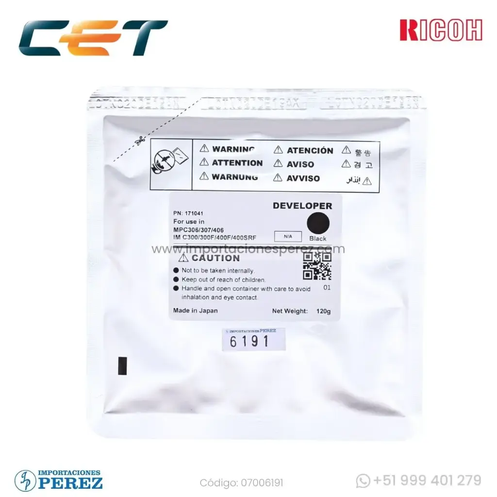 Revelador Black 120g [Cet]