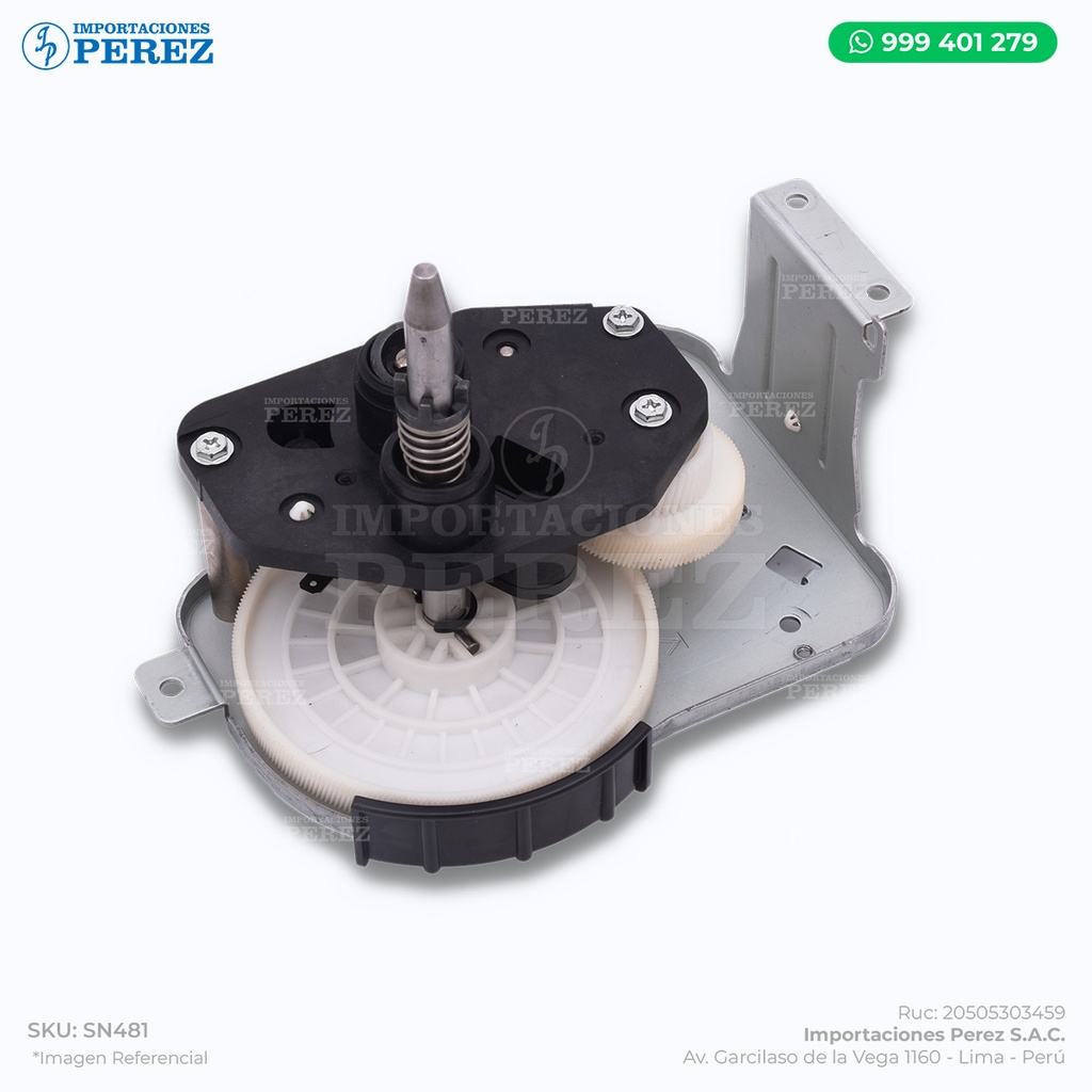 Bloque SIN MOTOR (BRACKET: DRIVE: DRUM: ASS'Y) - SEMI-NUEVO [Original - Ricoh]