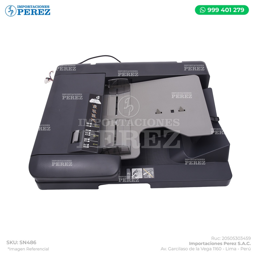 Adf DF701 - Alimentador Originales Automático Doble (DUAL SCAN DOCUMENT FEEDER) - SEMI-NUEVO [Original - Konica Minolta]