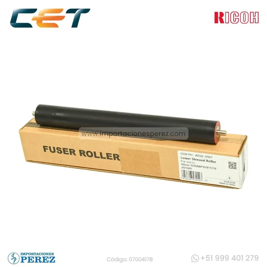 Rodillo Presión Fusor [Cet]