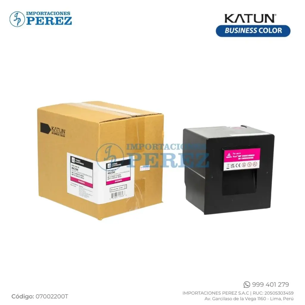 Toner Cartucho Magenta 707g [Katun Business Color]