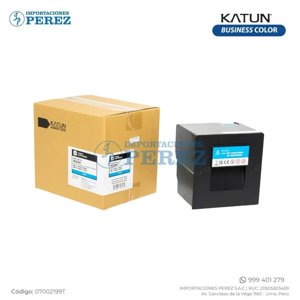 Toner Cartucho Cyan 707g [Katun Business Color]