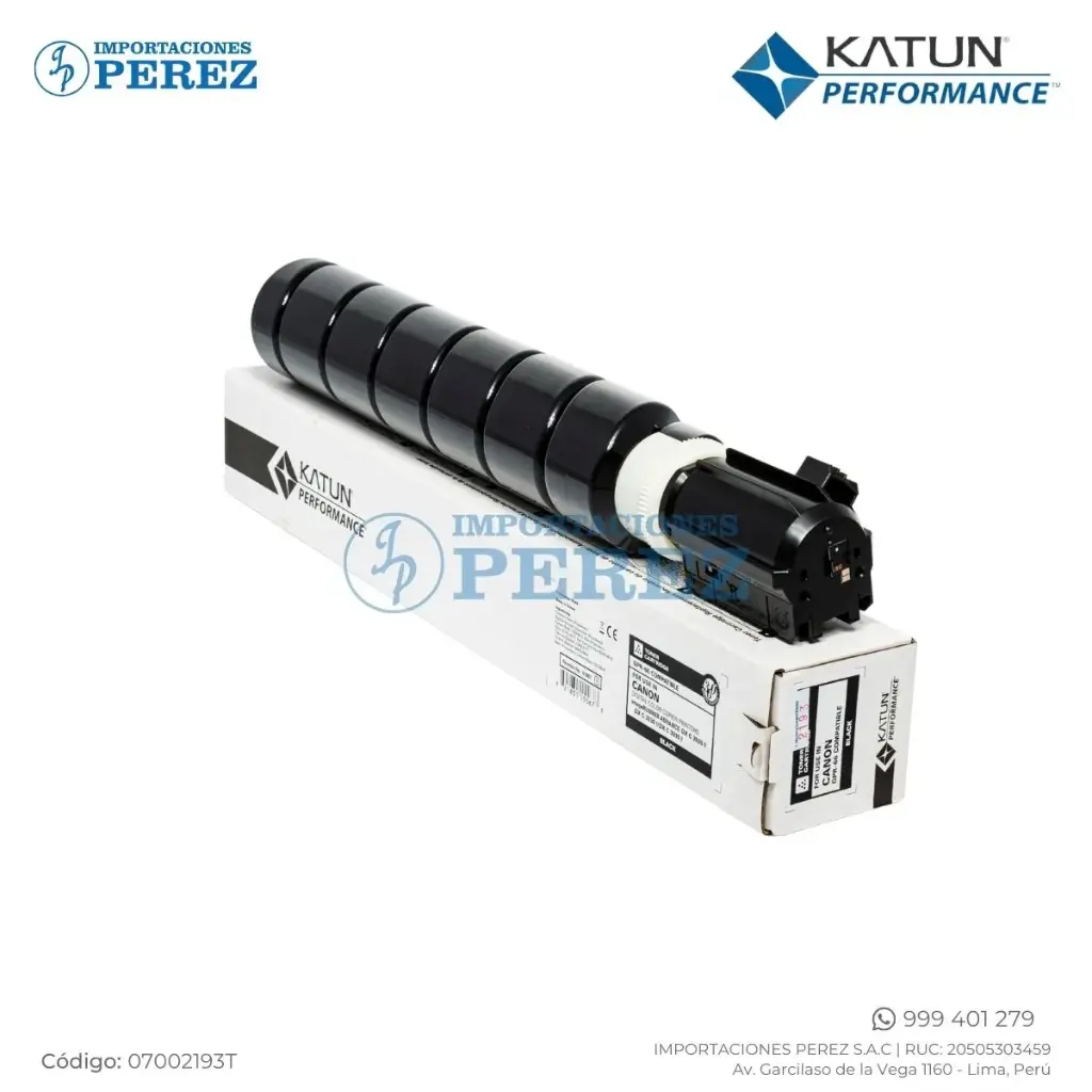 Toner Cartucho Black GPR66 Canon 110/220v 604g [Katun Performance] 