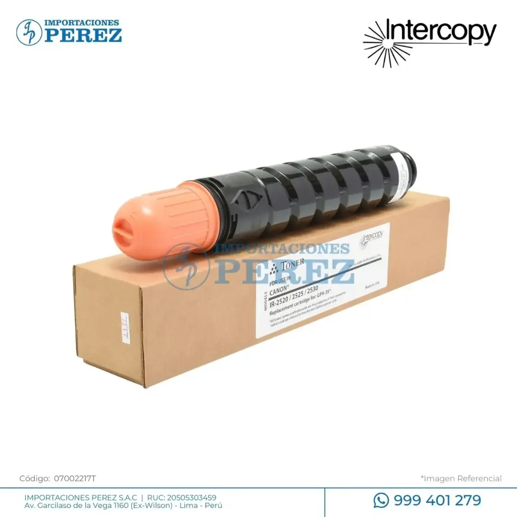 Toner Cartucho GPR35 Canon [Intercopy]