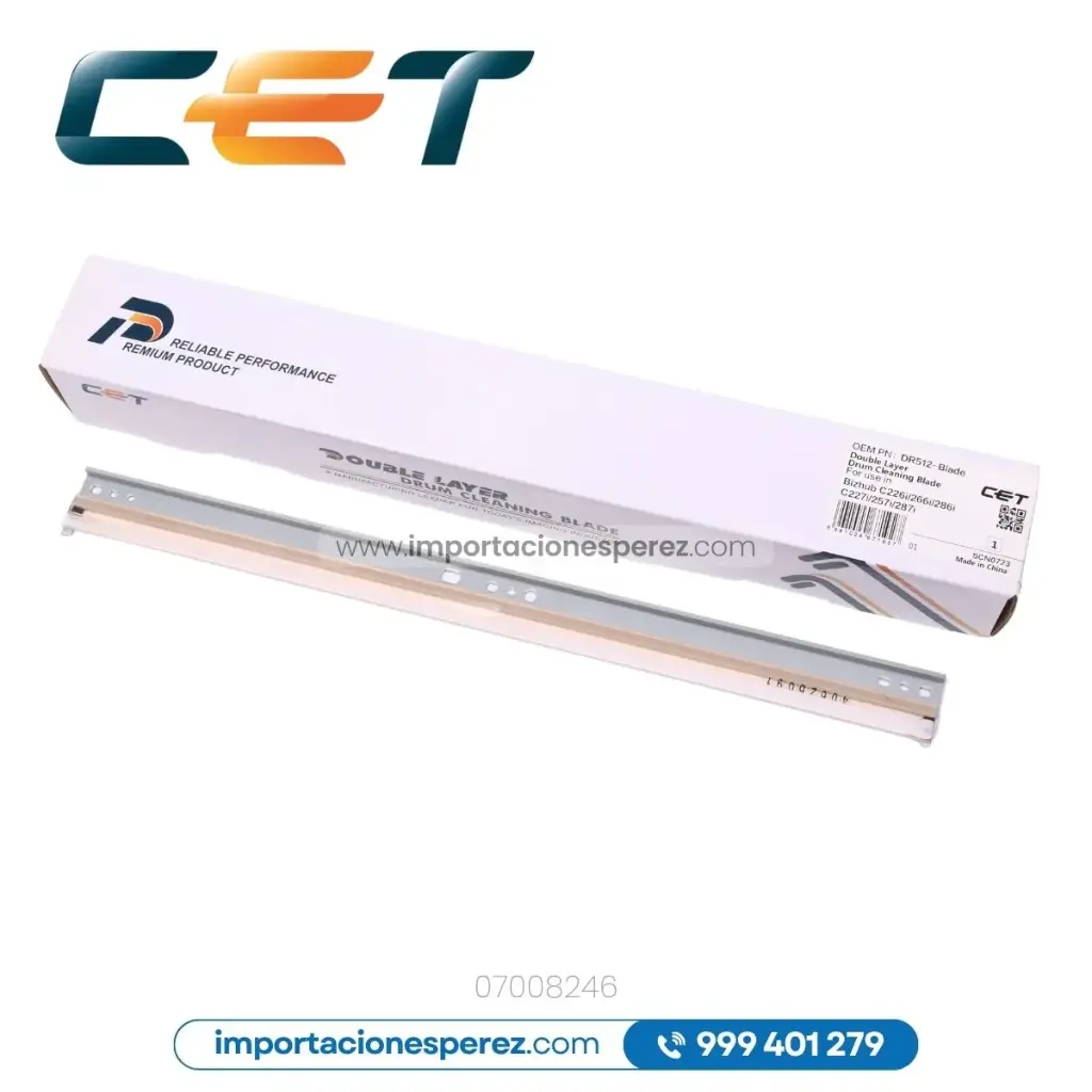 Cuchilla Limpieza Cilindro DR512 Doble Capa [Cet]