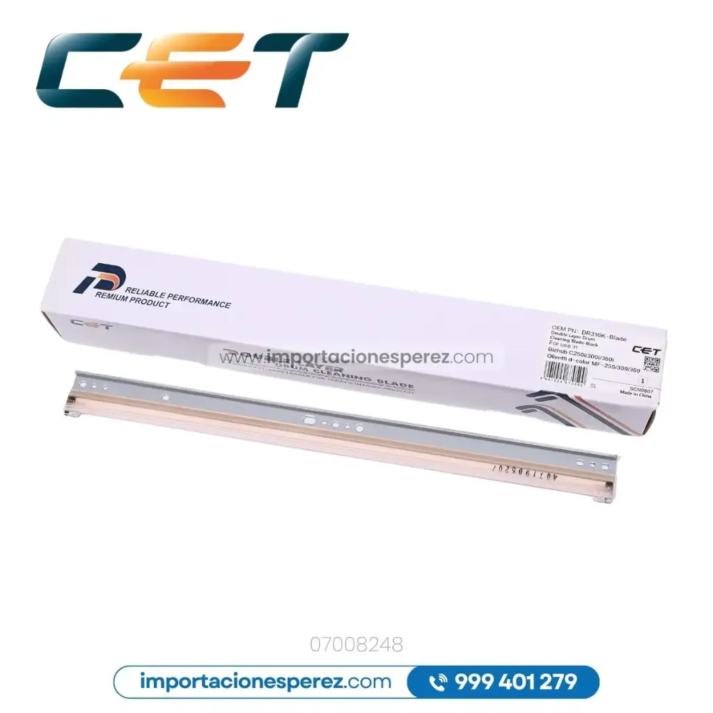 Cuchilla Limpieza Cilindro Black DR316K Doble Capa [Cet]