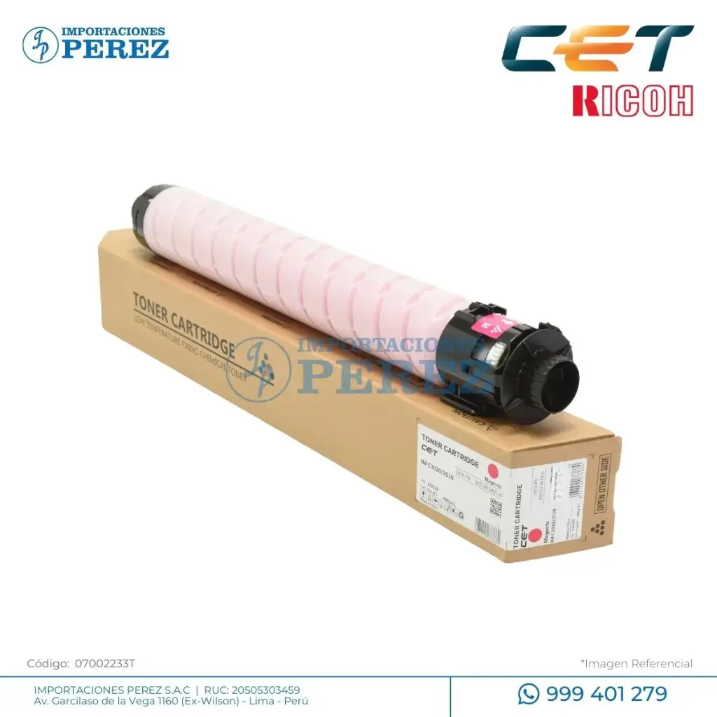 Toner Cartucho Magenta [Cet]