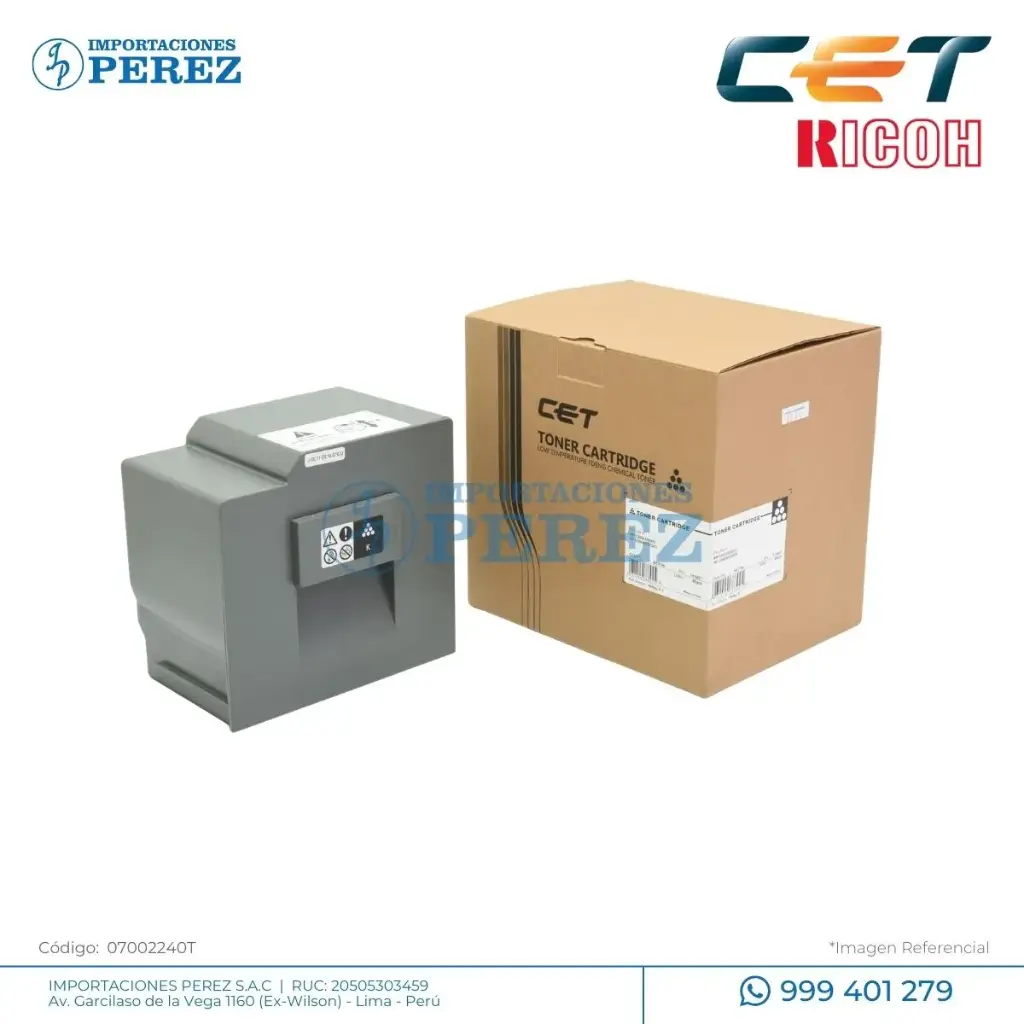 Toner Cartucho Black [Cet]