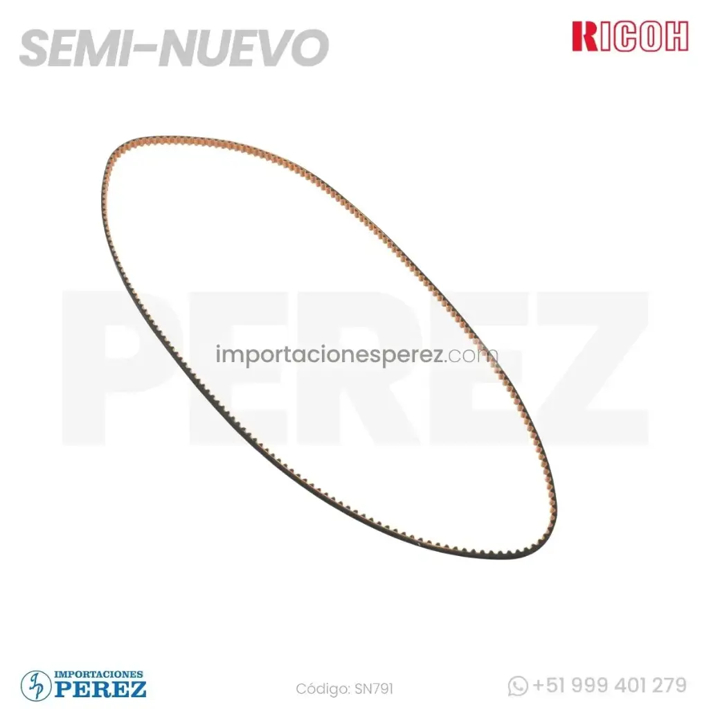 Faja Tractor Alimentación Toner (SYNCHRONOUS BELT:40S3M564 - USED TONER) SEMI-NUEVO [Original - Ricoh]