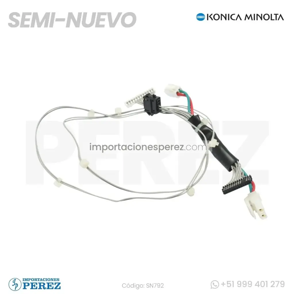Cable Conector Copiadora (PC409/PC-409 - Bandeja 3 - Gran Capacidad) (MAIN BODY RELAY HARNESS /2) SEMI-NUEVO [Original - Konica Minolta]