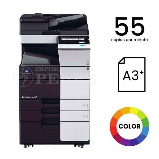 [0103086] Fotocopiadora 110v Konica Minolta Bizhub C558