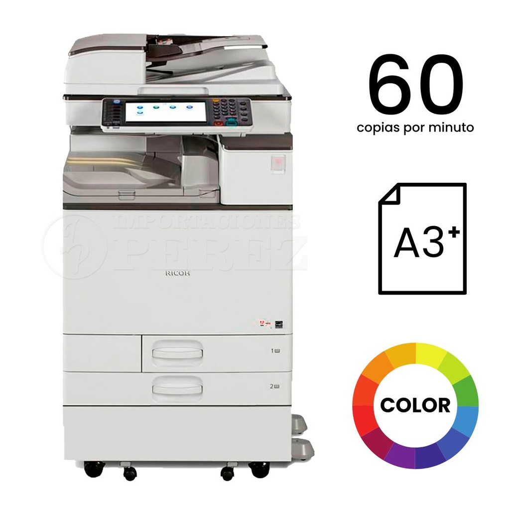 Fotocopiadora Ricoh MP C6003 | Importaciones Perez
