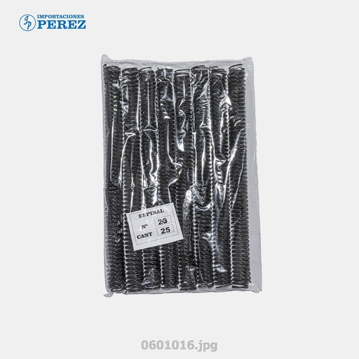 [0601016] Espiral 20 (x25unds) [Nacional]