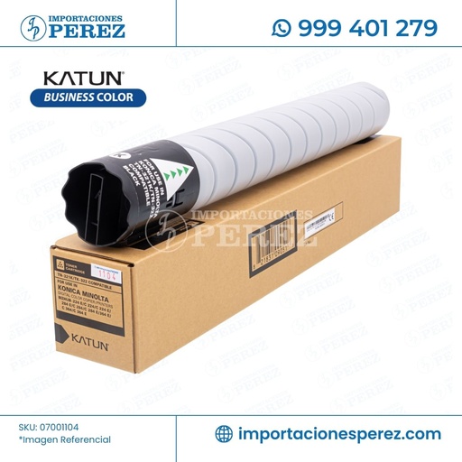 [07001104] Toner Cartucho Black Konica Minolta TN321K/TN322K/TN220K/TN323 544g [Katun Business Color]