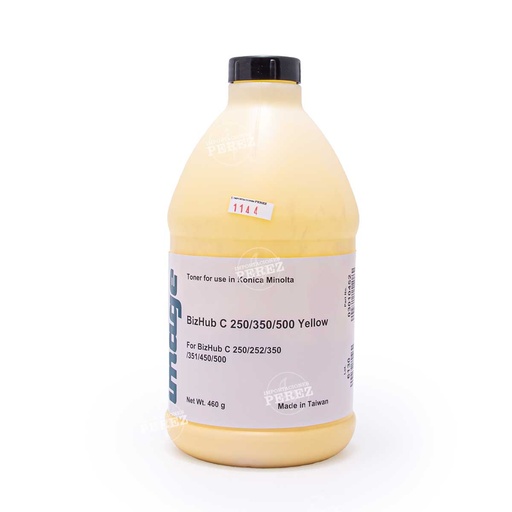 [07001144] Toner Recarga Yellow Konica Minolta [Image] Botella 460g 