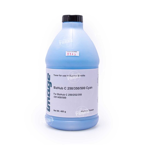 [07001145] Toner Recarga Cyan Konica Minolta [Image] Botella 460g 
